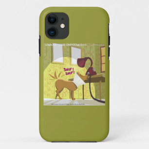 Funda divertida para iPhone5 con perro y collar W/