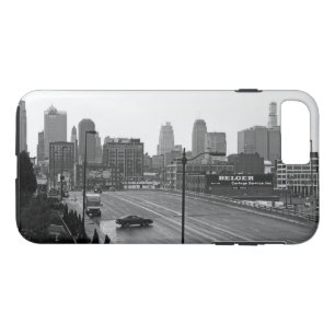 Funda dura para iPhone 8/7 Plus Downtown Kansas Ci