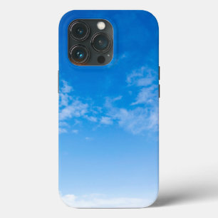 iPhone 13 Pro Funda elegante azul y blanca Case-Mate Tough para