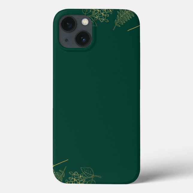 Funda De Case-Mate Para iPhone Funda elegante verde Case-Mate Barely There Apple (Reverso)