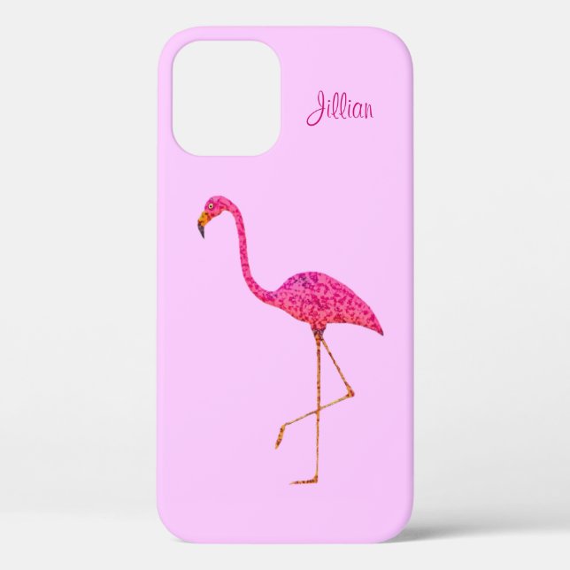 Funda De Case-Mate Para iPhone Funda Flamingo iPhone 12 (Reverso )
