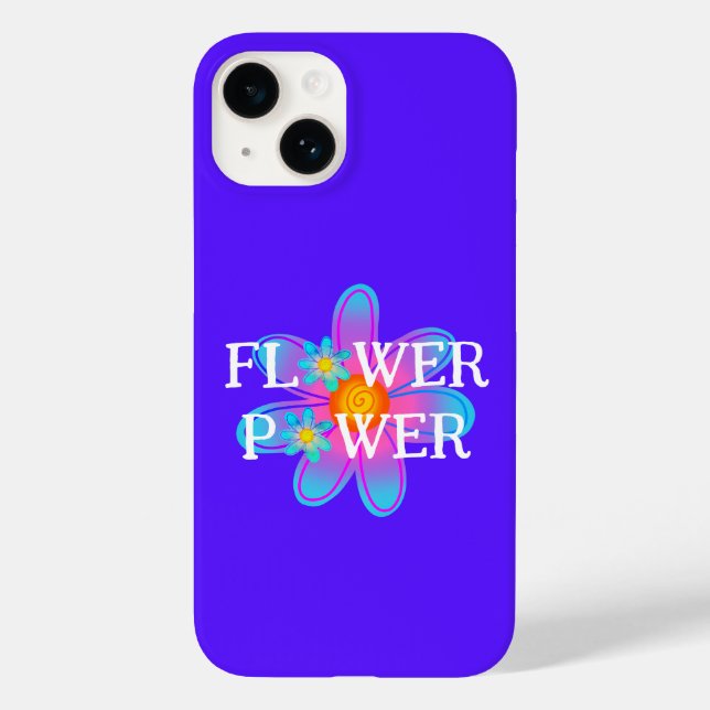 Funda De Case-Mate Para iPhone Funda Flower Power Purple Case-Mate para iPhone (Reverso )