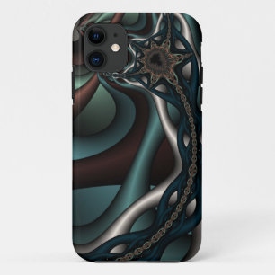 Funda fractal de reacción encadenada para iphone4