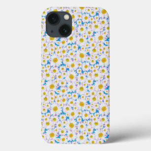 title_seo2 Funda-Funda de mate para iPad: Ditzy White Daisies