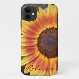 Funda Para iPhone 11 Funda Golden Sunflower iPhone 5 *Personalizar*