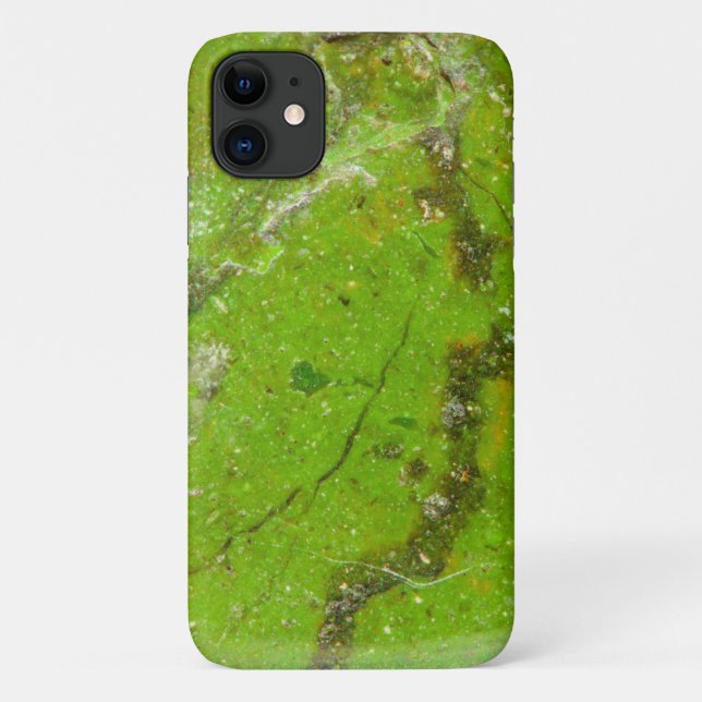 Funda De Case-Mate Para iPhone Funda Green Gemstone Stone Texture iPhone 11 (Reverso)