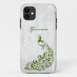 Funda Green Peacock Personalizado para iPhone 11