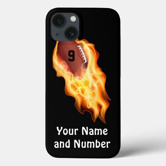 Funda De Case-Mate Para iPhone Funda Guay Flaming Personalized Football iPhone 6 (Reverso)