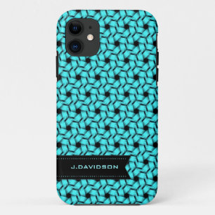 Funda Para iPhone 11 Funda HeXaGoN Aqua Weave Pattern iPhone 5