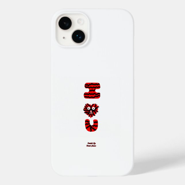 Funda De Case-Mate Para iPhone Funda I Fuzzy U Apple iPhone 14 Plus (Reverso )