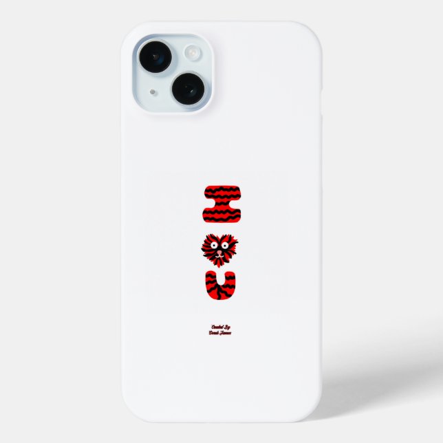 Funda De Case-Mate Para iPhone Funda I Fuzzy U Apple iPhone 15 Plus (Reverso )