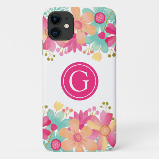 Funda Para iPhone 11 Funda inicial personalizada de Iphone 11 Gouache F