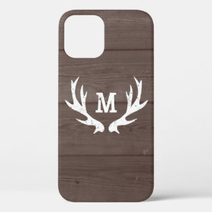 Funda iPhone 12 con protectores de venado de mader
