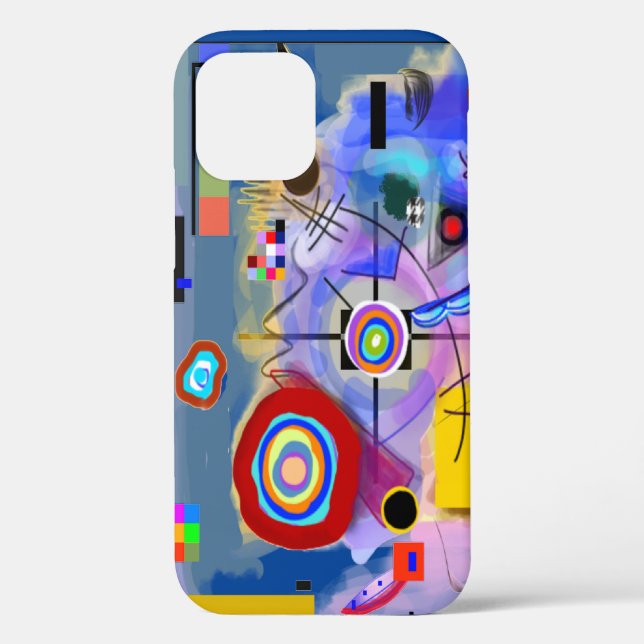 Funda De Case-Mate Para iPhone Funda IPhone 12 inspirado en Kandinsky (Reverso )