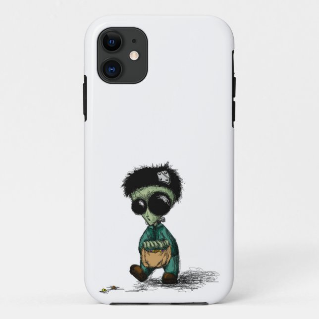 Funda De Case-Mate Para iPhone Funda iPhone 5 Barely There, Monstruo Alien Cute (Reverso)