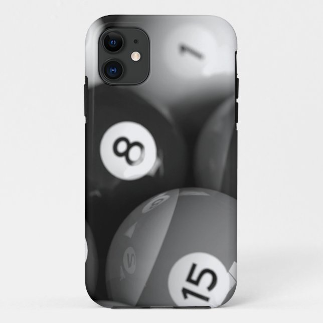 Funda De Case-Mate Para iPhone Funda iphone 5 de Black and White Billiards (Reverso)