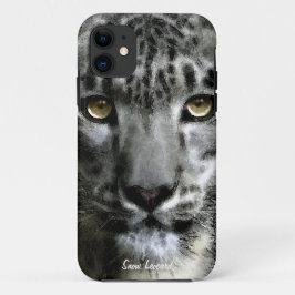 Funda iPhone 5 de Rare Snow Leopard Big Cat Wildli