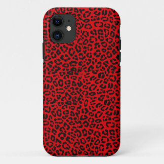 Funda Iphone 5S de impresión de leopardo rojo