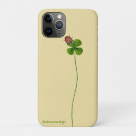 funda iPhone 6/6s con trébol de cuatro hojas y lad