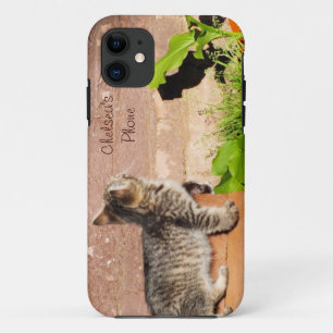 Funda Para iPhone 11 Funda Kitten Reading Wall iPhone 5