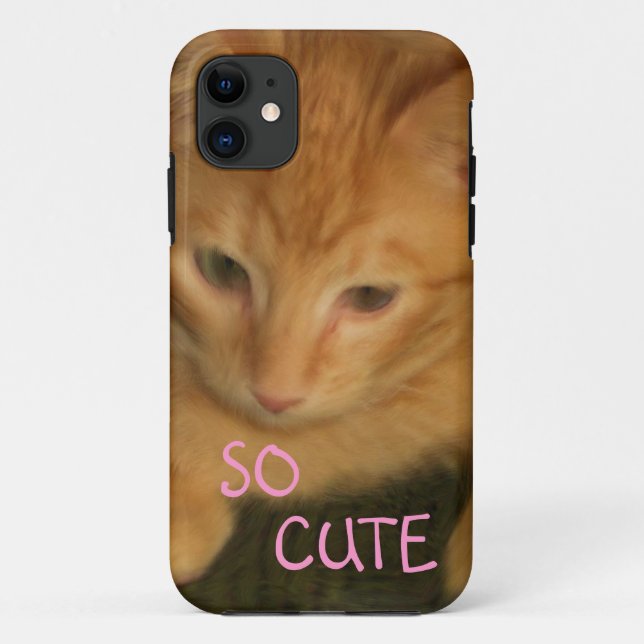 Funda De Case-Mate Para iPhone Funda Kitty "SO CUTE" para iPhone 5 (Reverso)