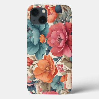 Funda Para iPhone 13 Funda-mate, Apple iPhone 13, patrón Florals