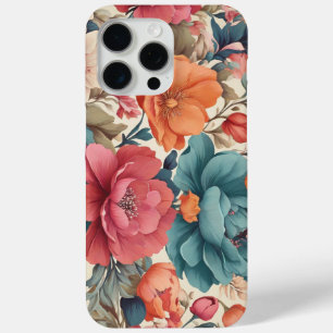 Funda Para iPhone 15 Pro Max Funda-Mate, Apple iPhone 15 Pro Max, Florals