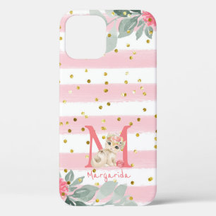 Funda Para iPhone 12 Funda-mate de Ilustracion dulce de gatito