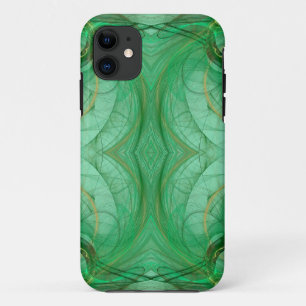 title_seo2 Funda-mate Green Fractal iPhone 5 apenas ahí
