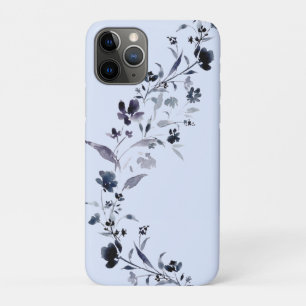 Funda Para iPhone 11 Pro Funda-Mate iP de color marrón índigo floral