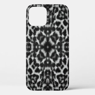 Funda Para iPhone 12 Funda-Mate iP de patrón de piel de leopardo de Kal