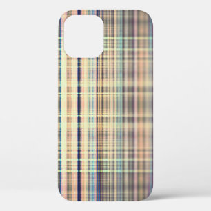 Funda Para iPhone 12 Funda-Mate iPh patrón de rayas rugosas amarillas