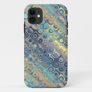 Funda Para iPhone 11 Funda-Mate iPho De Patrón Abstracto De Puntos Líqu