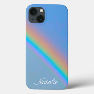 Funda Para iPhone 13 Funda-Mate iPhone de arcoiris natural personalizad
