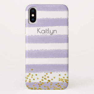 iPhone X Funda-mate morado y blanco, apenas hay Funda para 