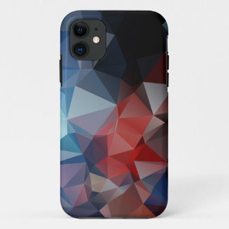 Funda Para iPhone 11 Funda-Mate para iPhone del patrón piramidal azul r
