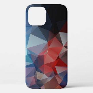Funda Para iPhone 12 Funda-Mate para iPhone del patrón piramidal azul r