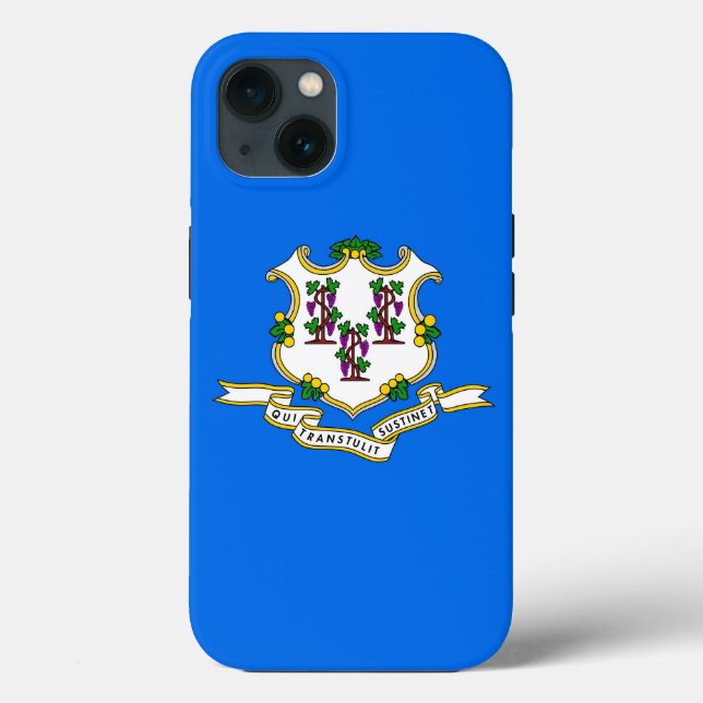 Funda De Case-Mate Para iPhone Funda-Mate Patriótico Apple iPhone 13, Connecticut (Reverso )