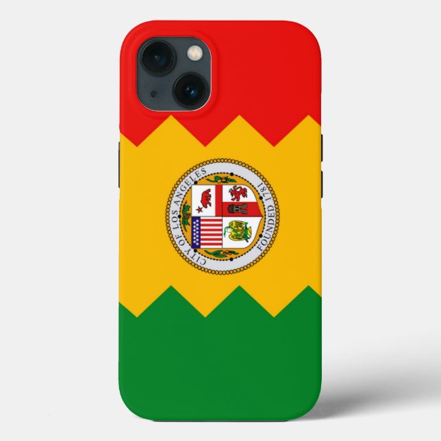 Funda De Case-Mate Para iPhone Funda-Mate Patriótico Apple iPhone 13, Los Ángeles (Reverso )