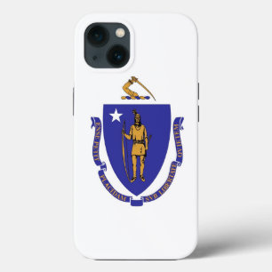 Funda Para iPhone 13 Funda-Mate Patriótico Apple iPhone 13, Massachuset
