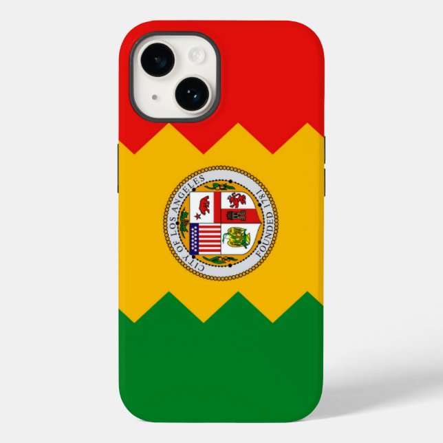 Funda De Case-Mate Para iPhone Funda-Mate Patriótico Apple iPhone 14, Los Ángeles (Reverso )