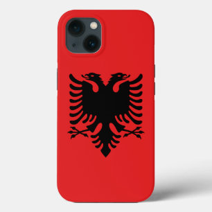 Funda Para iPhone 13 Funda-mate patriótico de Apple, bandera de Albania