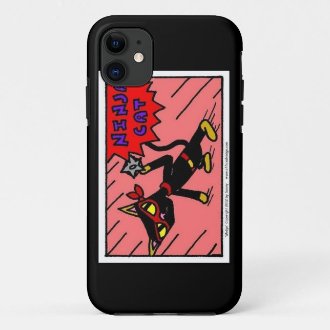 Funda De Case-Mate Para iPhone Funda Mel NINJA CAT iPhone 5 (Reverso)