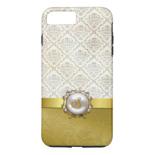 funda moda Gold & Antique Damask para iPhone 7 Plu