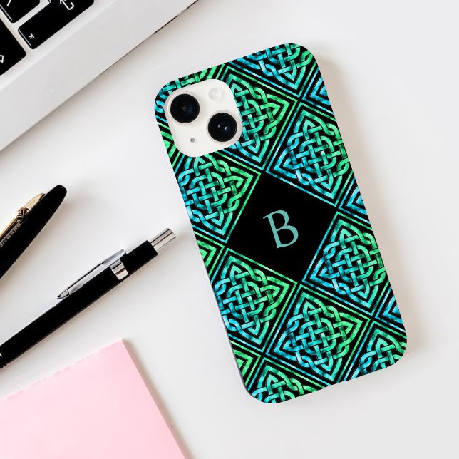 Funda De Case-Mate Para iPhone Funda Monograma Celtic Knot para iPhone 14 (Subido por el creador)