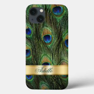 Funda monograma de Peacock Feathers iPhone 6