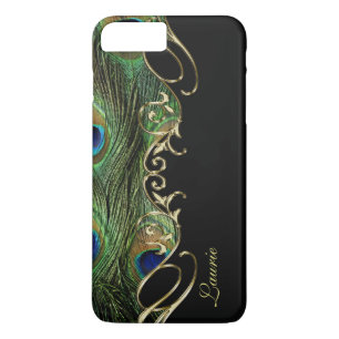Funda Monograma Peacock Feather Gold para iPhone 7
