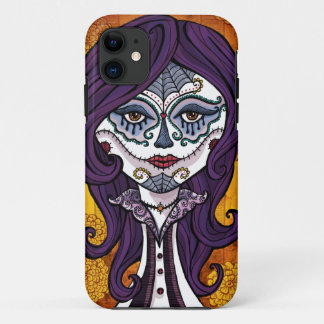 title_seo2 Funda-naranja de Dia de los Muertos iphone4