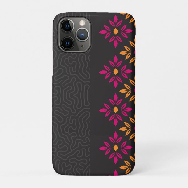 Funda De Case-Mate Para iPhone Funda negra de moda para iPhone 11 Pro (Reverso)