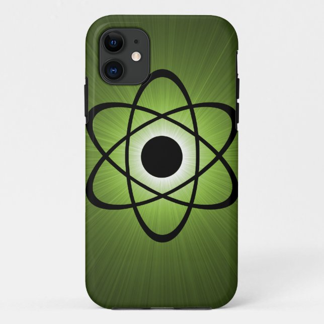 Funda De Case-Mate Para iPhone Funda Nerdy Atomic BT iPhone 5, Verde (Reverso)